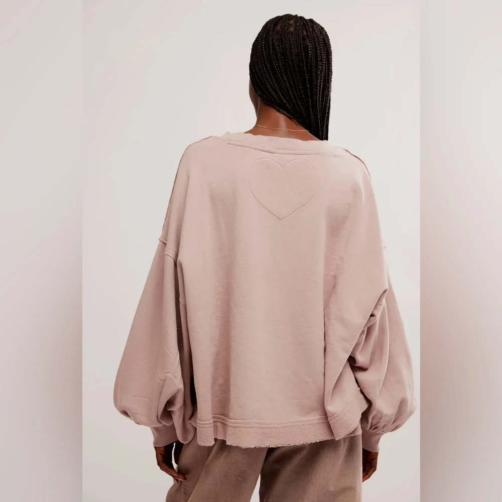 NWT Free People Trish Sweatshirt